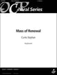 Mass of Renewal SAB Singer's Edition cover